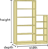 Shelving Unit Dimensions