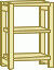 Ref: PR206170, Size: 48h x 34w x 30d cm, Price: £86.08 Shelving Plan 206170